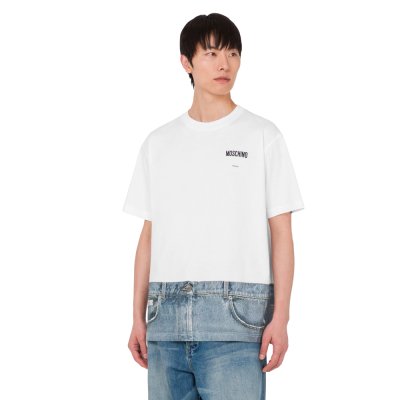 THE PRINTED ORGANIC COTTON JERSEY T-SHIRT